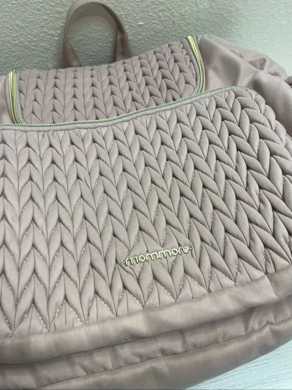 mommore Diaper Bag Small Diaper Backpack Pink